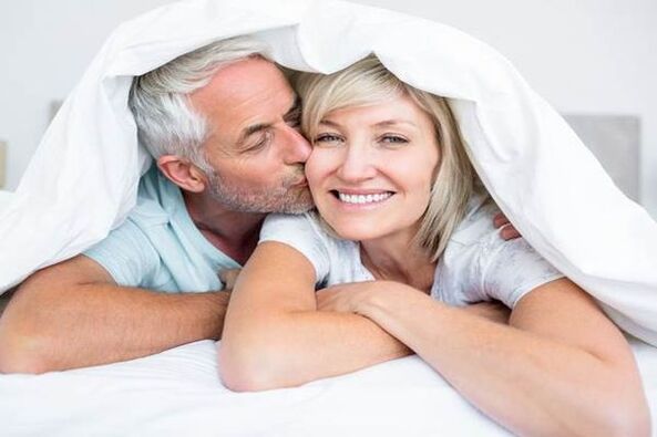 A mature married couple